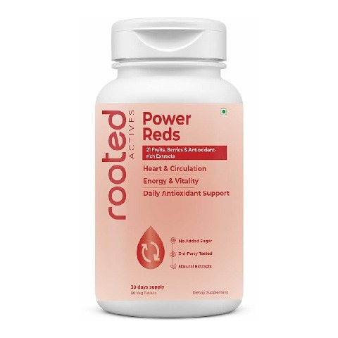 1 - Rooted Active Naturals Power Reds, 60 tablet(s)