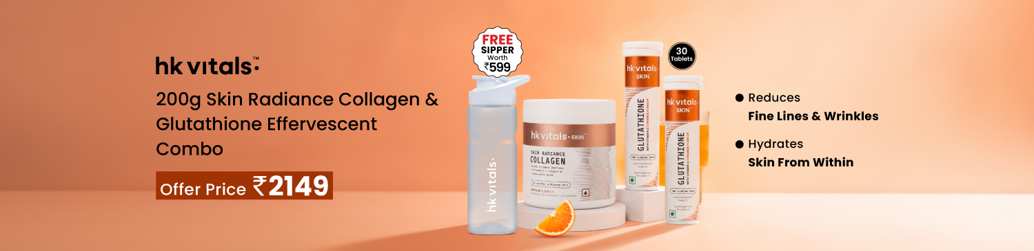 SRC200 g and Glutathione Effervescent, 30 tablets Orange Combo + Sipper @ 2149