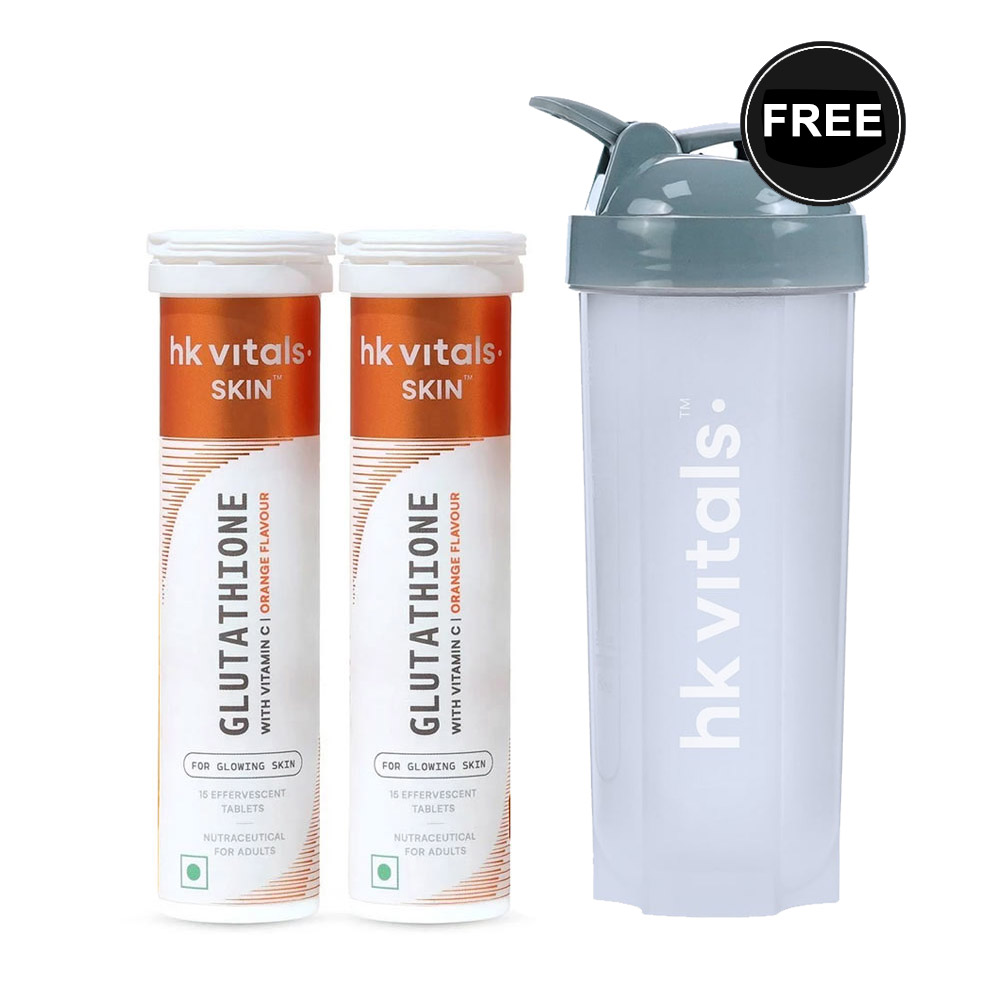 HK Vitals Glutathione Effervescent with Vitamin C, Orange 30 tablet(s)