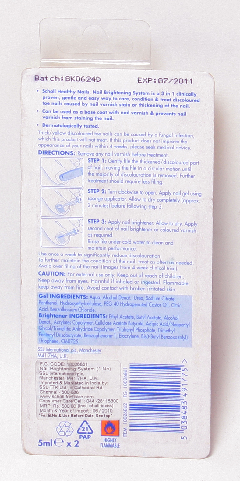 Nail Brightening System