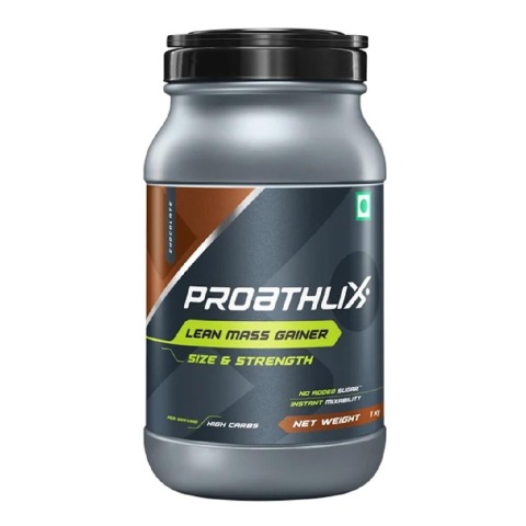 Proathlix Lean Mass Gainer No Added Sugar, 2.2 lb Chocolate
