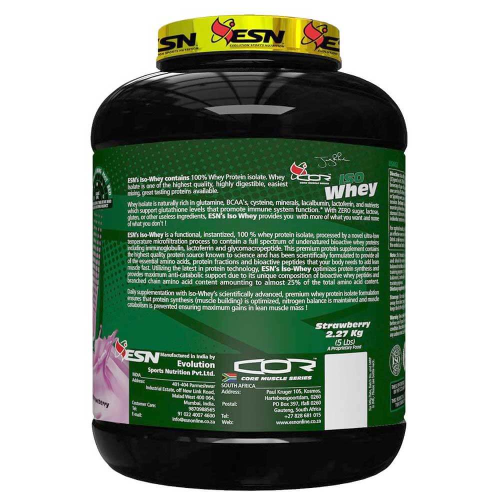 Benefit - ESN Iso Whey,  5 lb  Strawberry 