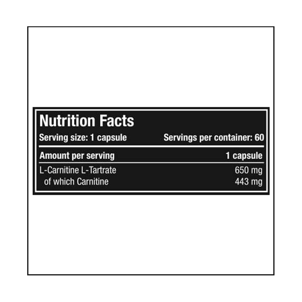 1 - One Science L Carnitine,  60 capsules  Unflavoured 