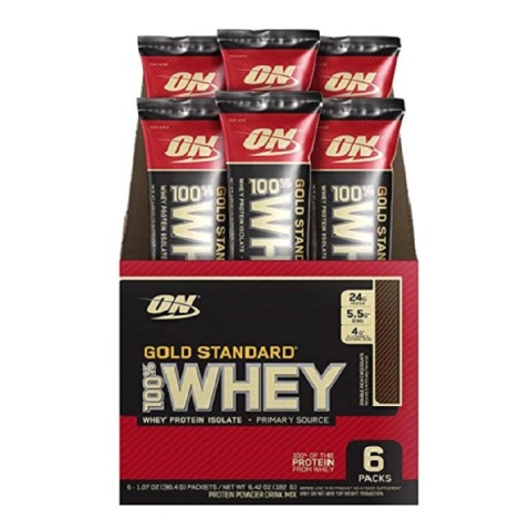bars - ON (Optimum Nutrition) 100% Whey Gold Standard Bar,  6 bar(s)  Double Rich Chocolate 