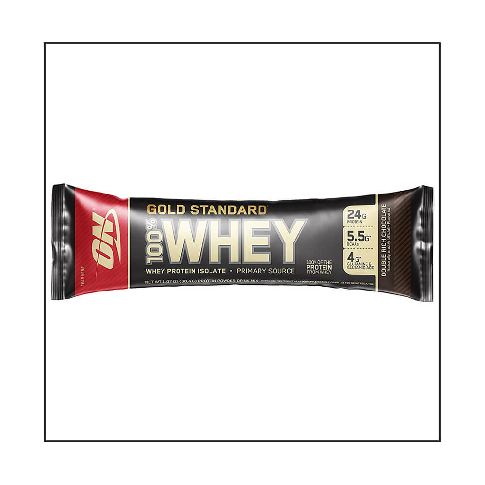 bar - ON (Optimum Nutrition) 100% Whey Gold Standard Bar,  6 bar(s)  Double Rich Chocolate 