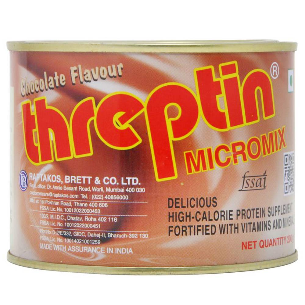 Threptin Micromix High Protein Milk Addon,  200 g  Chocolate 