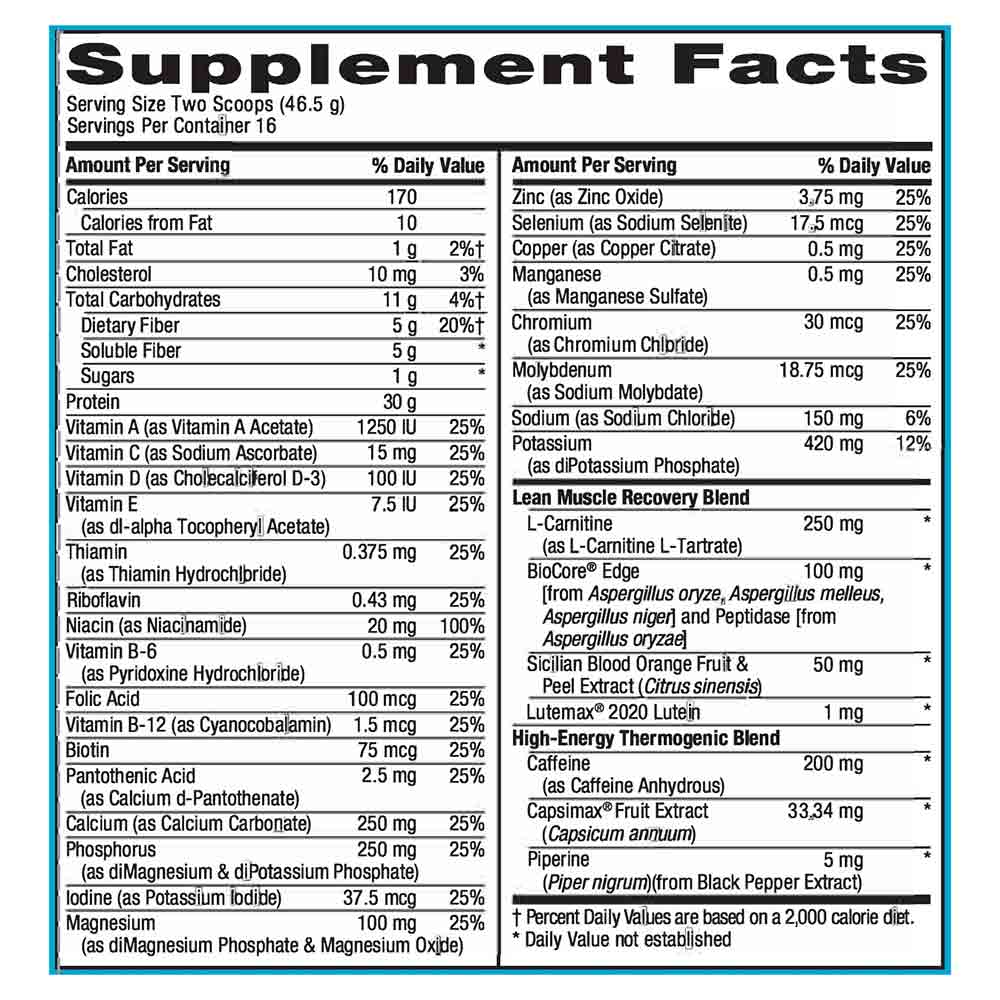 supplement - GNC Lean Shake Burn,  1.64 lb  Cookies & Cream 