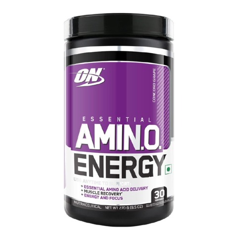 1 - ON (Optimum Nutrition) Essential Amino Energy,  0.6 lb  Concord Grape 