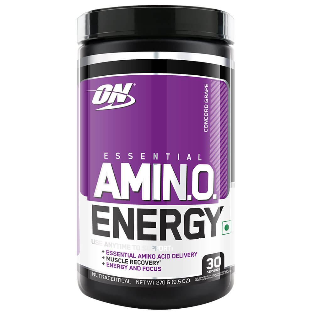 1 - ON (Optimum Nutrition) Essential Amino Energy,  0.6 lb  Concord Grape 