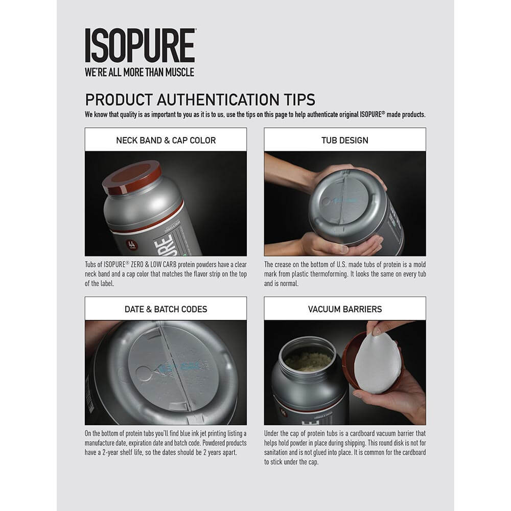 Authentic - Isopure Zero Carb Protein Powder,  3 lb  Espresso 