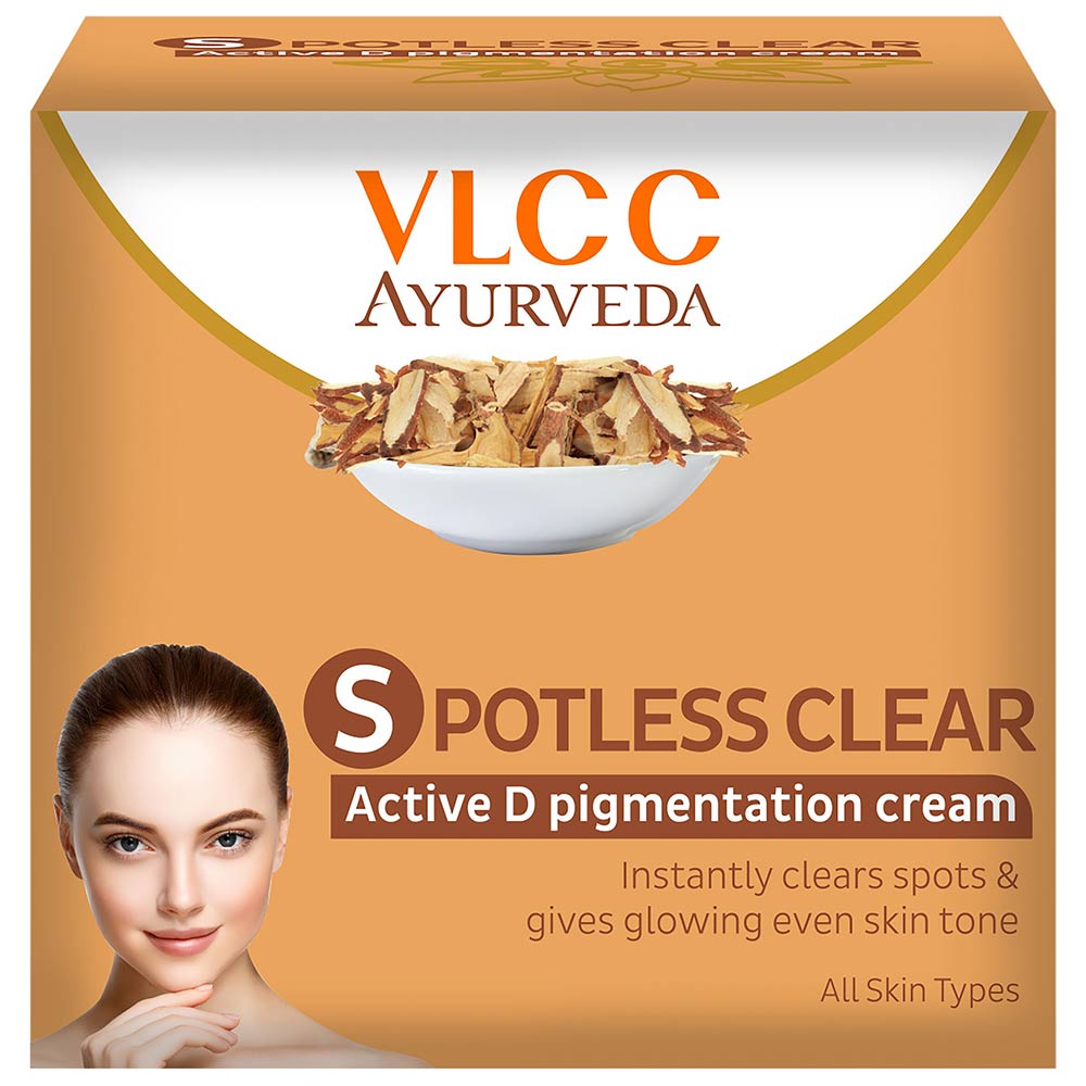 VLCC Ayurveda Spotless Clear D Pigmentation cream,  50 g  All Skin Type 