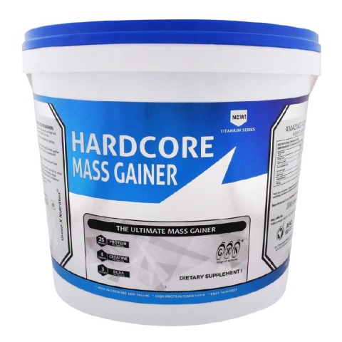 GXN Hardcore Mass Gainer,  11 lb  Strawberry Creme 