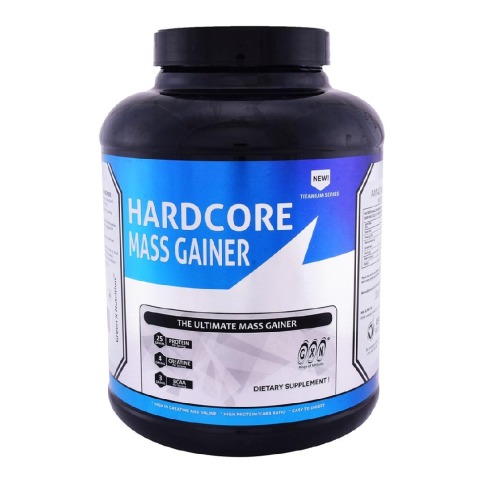 GXN Hardcore Mass Gainer, 6 lb Strawberry Creme