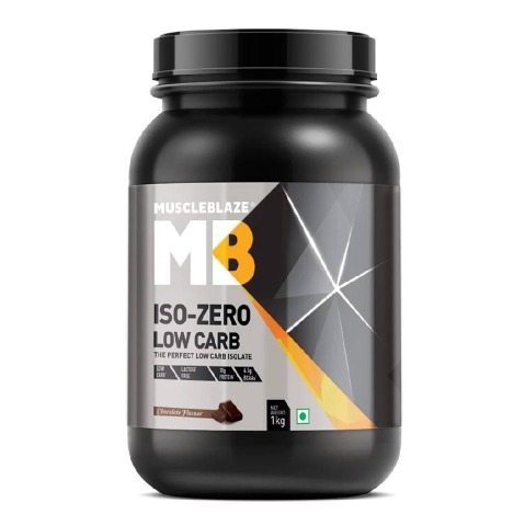 2 - MuscleBlaze Iso-Zero OP,  2.2 lb  Low Carb Chocolate 