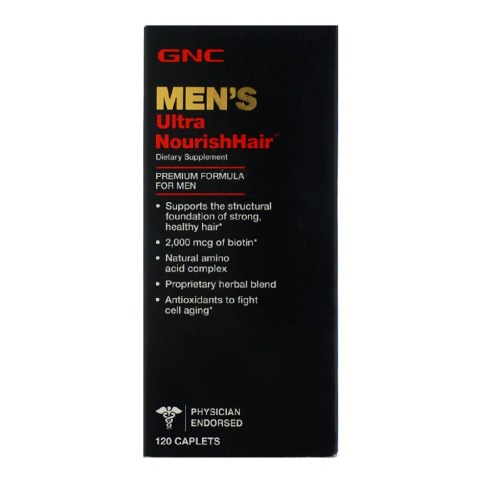 1 - GNC Ultra Nourish Hair,  120 caplets  Unflavoured 