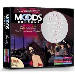 Moods Condoms, Assorted Pack 16 Piece(s)/Pack