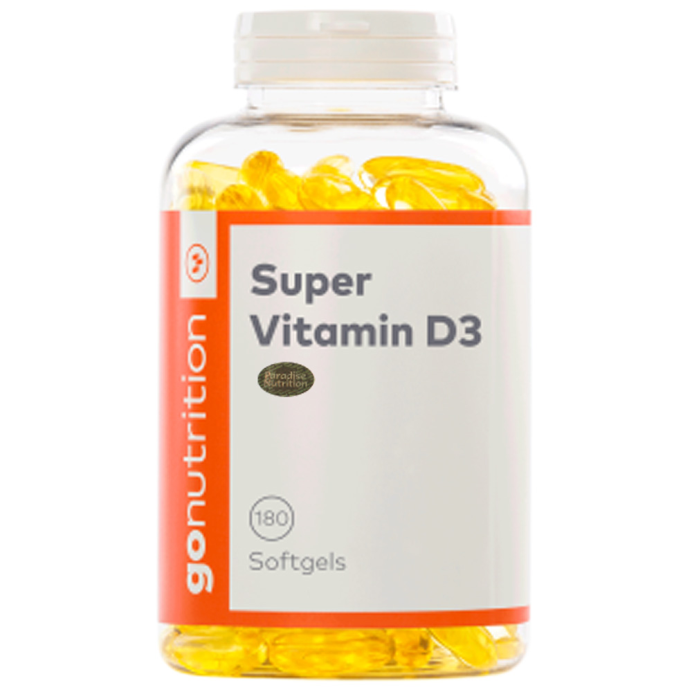 GoNutrition Super Vitamin D3,  180 softgels 