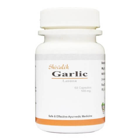 Shivalik Herbals Garlic- Allium Sativum, 60 capsules