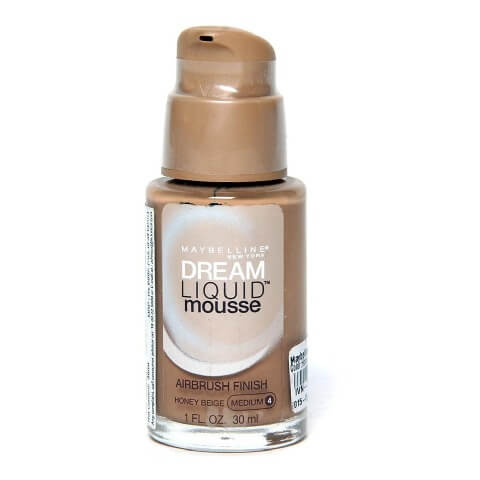 Maybelline Mousse Liquid Foundation,   Color:Honey Beige Medium 4  Long Lasting 