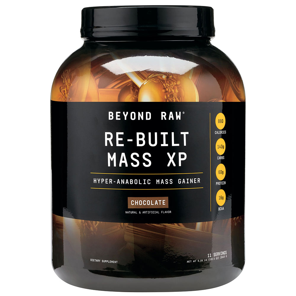 GNC Beyond Raw Powder Re Built Mass XP,  6.28 lb  Chocolate 