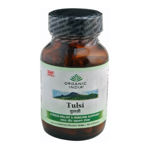 Organic India Tulsi Capsules, 60 capsules Organic India Tulsi Capsules, 60 capsules