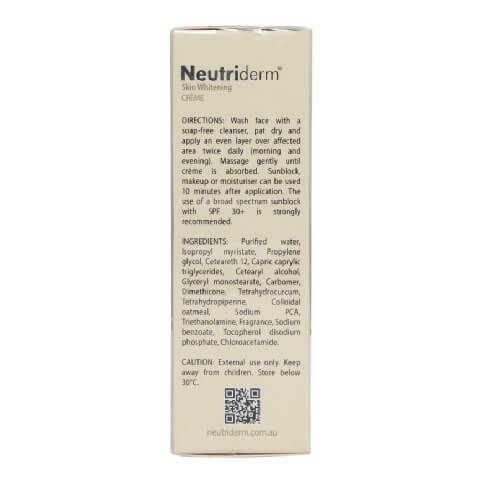 Neutriderm Skin Whitening  Cream,  50 g 