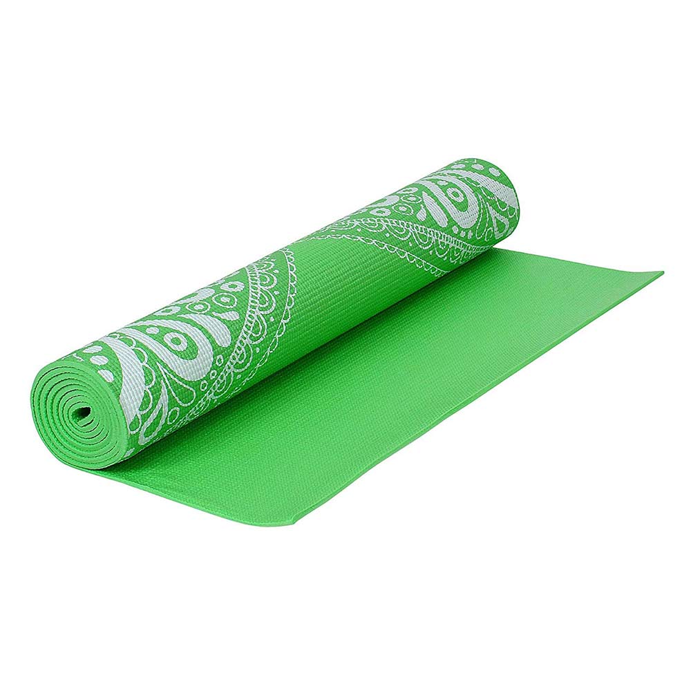 2 - Strauss Meditation Butterfly Yoga Mat,  Green  5 mm 