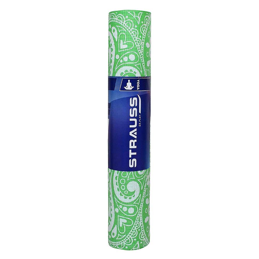 3 - Strauss Meditation Butterfly Yoga Mat,  Green  5 mm 