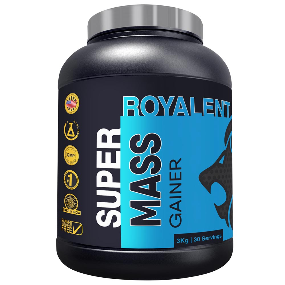 1 - Royalent Super Mass Gainer,  6.6 lb  Chocolate 