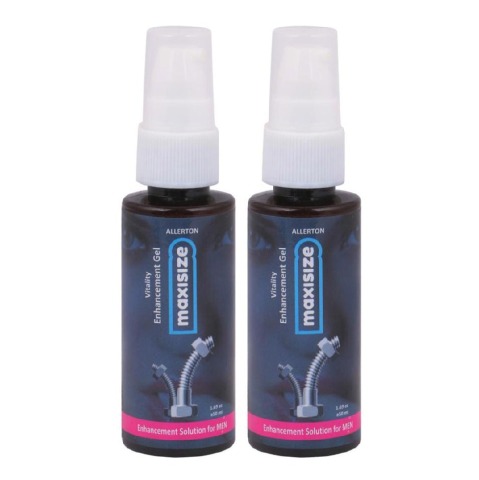 Allerton Maxisize Vitality Enhancement Gel (Pack of 2),  50 ml 