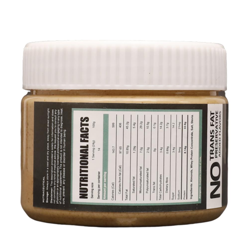 SupplementInfo - Ripped Up Nutrition Hi Protein Almond Butter,  Creamy  0.340 kg 