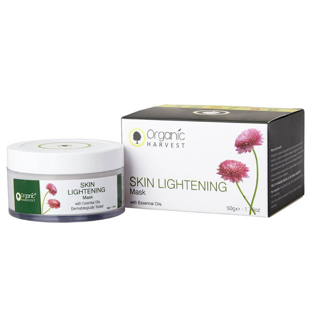 1 - Organic Harvest Skin Lightening Mask,  50 ml  for All Skin Types 