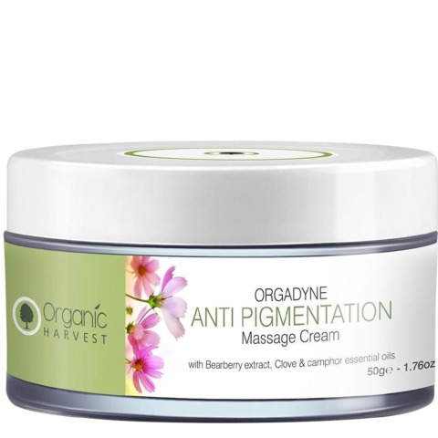 Organic Harvest Anti Pigmentation Massage Cream,  50 g  for All Skin Types 