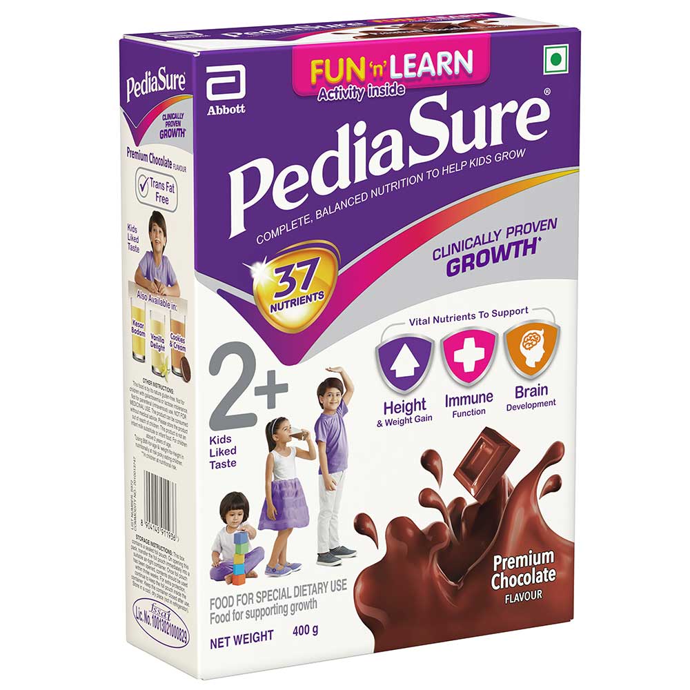 1 - PediaSure Sure Growth Kids Nutrition,  0.4 kg  Premium Chocolate 