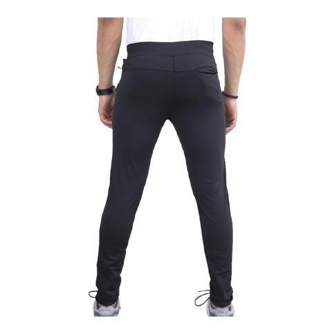 Men's Lycra Slim Fit Track Pants with 2 