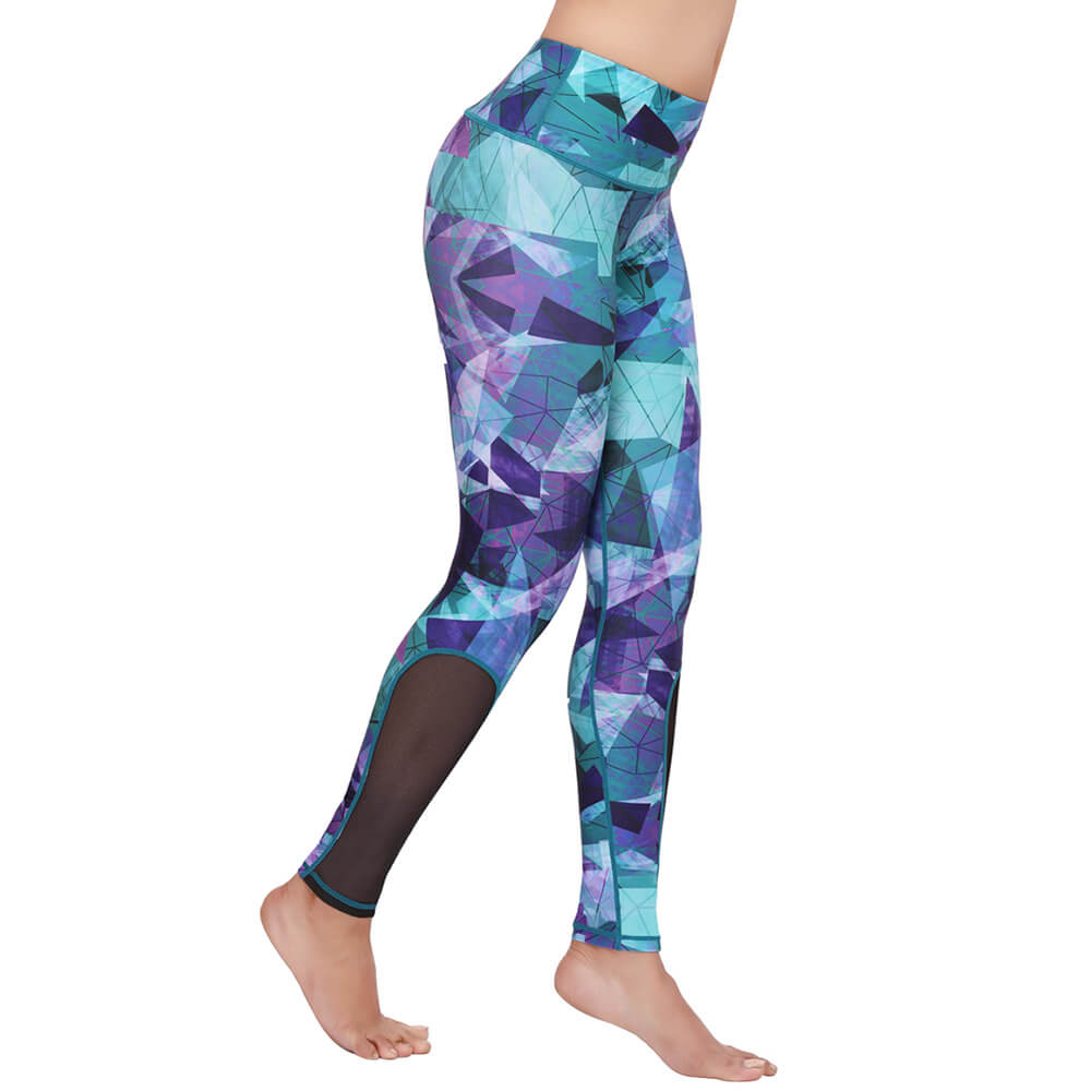 4 - Swee Women's Plain Leggings (SweeAth104),  Blue  XXL 