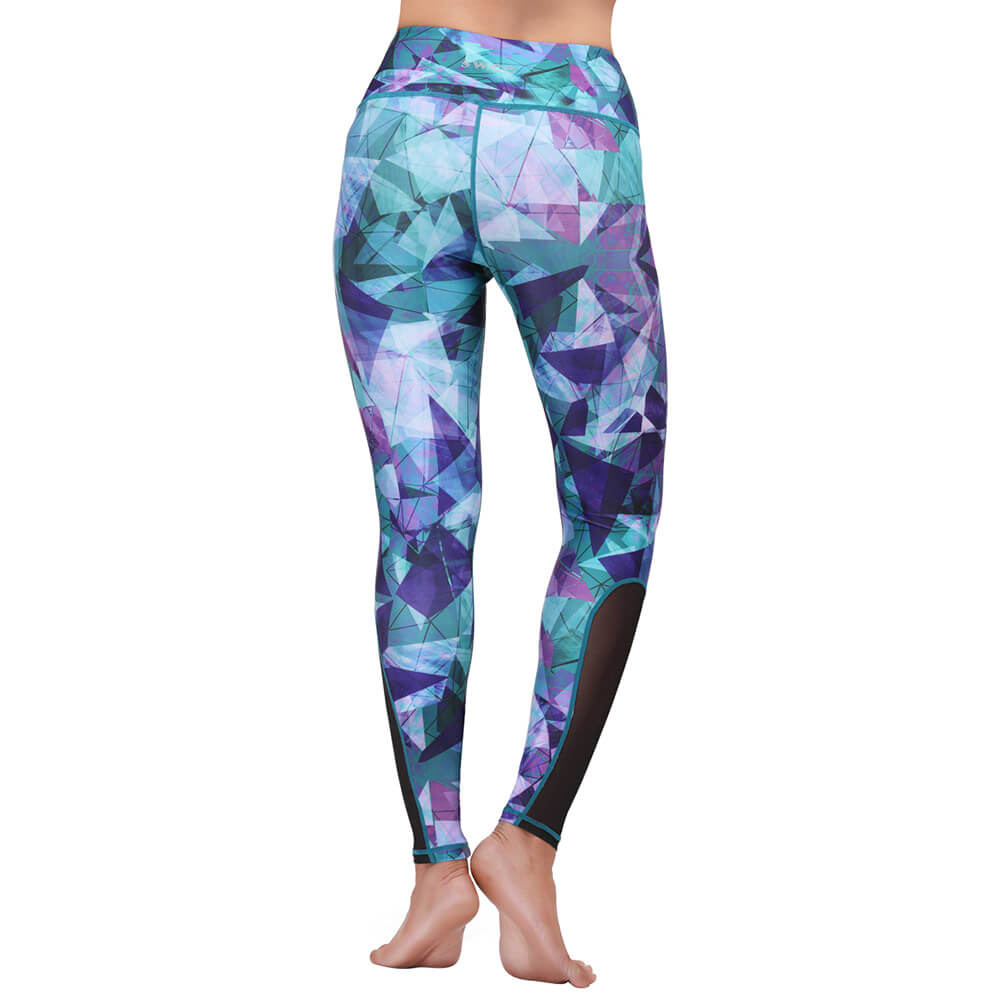 5 - Swee Women's Plain Leggings (SweeAth104),  Blue  XXL 