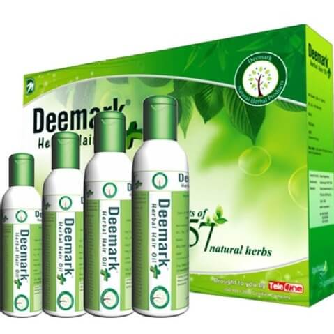 Deemark Herbal Hair Oil Plus, Hairfall Defense 250 ml