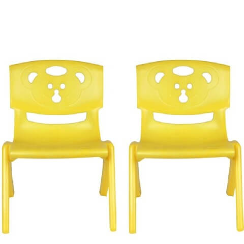 Sunbaby Magic Bear Chair,  Yellow And Yellow  L 53 X W 36 X H 27 cm  Plastic 