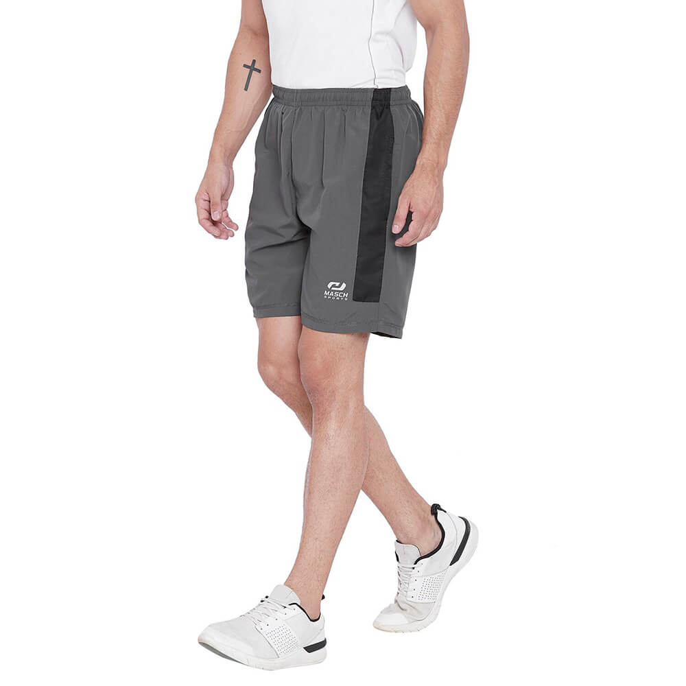 2 - Masch Mens Regular Fit Polyester Shorts,  XXL  Dark Grey 