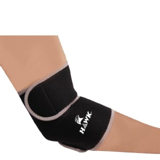 Hawk Elbow Support, Black & Grey Free Size