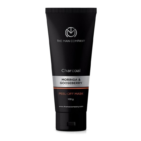 2 - The Man Company Charcoal Peel Off Mask,  100 g  Moringa & Gooseberry 