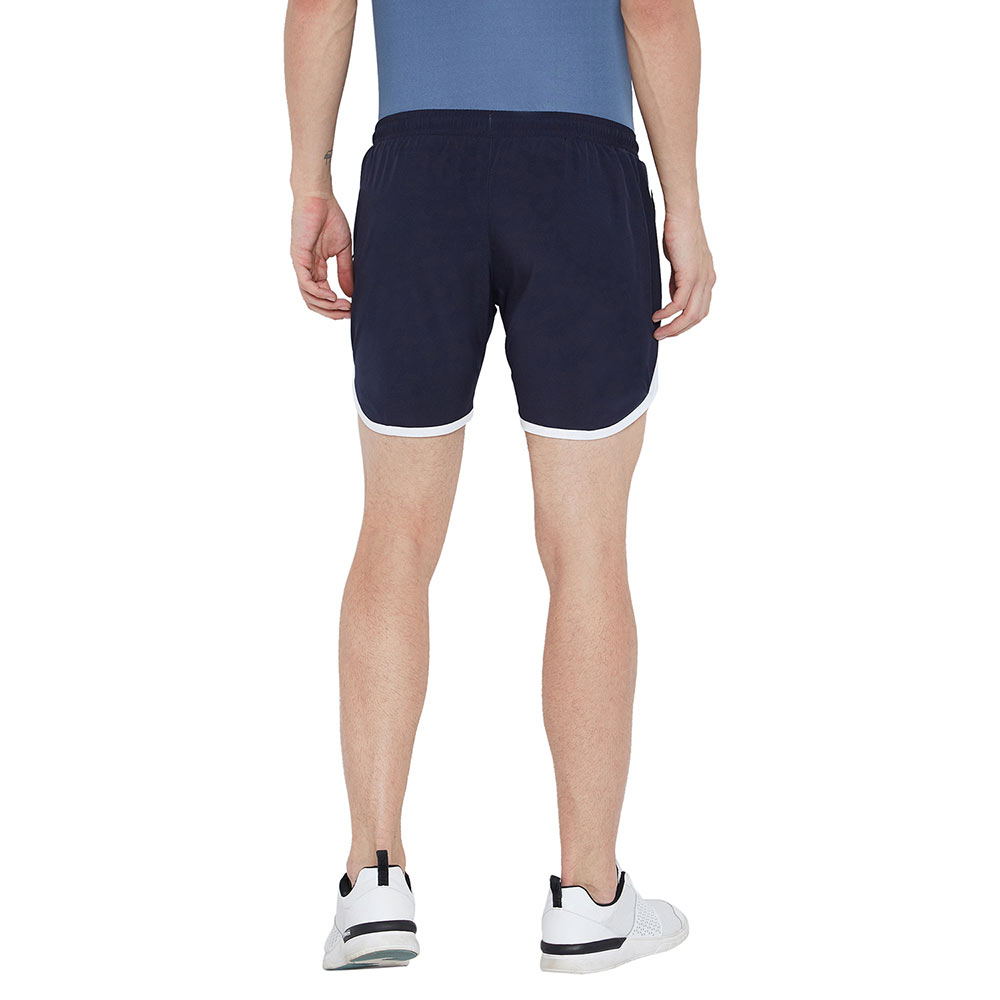 1 - Masch Mens Regular Fit Polyester Running Shorts (MSSH 0618 CS RS NB),  Medium  Navy Blue 