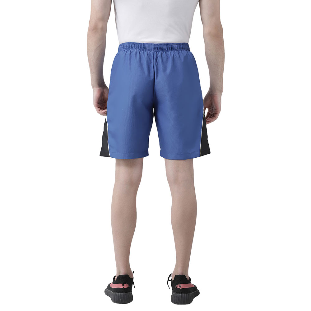 4 - Masch Mens Regular Fit Polyester Shorts (MSSH 0619 CS ST RBBLK),  Small  Royal Blue 