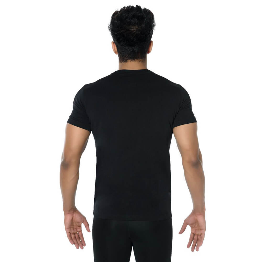 2 - DK Active Wear Half Sleeve Gym T Shirt (Hulk),  Black and Silver  XXL 