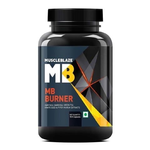 4 - MuscleBlaze MB Fat Burner with Garcinia Cambogia,  90 capsules  Unflavoured 