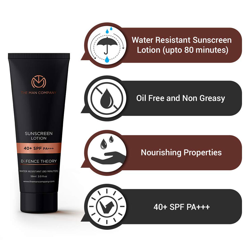 1 - The Man Company Sunscreen Lotion,  59 ml  40+ SPF PA+++ 