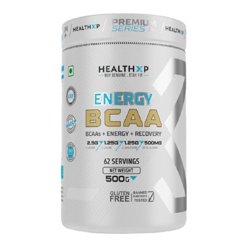 1 - HealthXP Premium Series Energy BCAA,  1.1 lb  Orange 