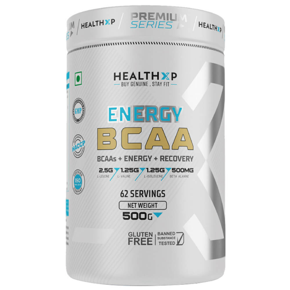1 - HealthXP Premium Series Energy BCAA,  1.1 lb  Orange 