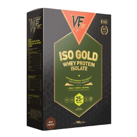 1 - Vigour Fuel Iso Gold Whey Protein Isolate,  2 lb  Dutch Chocolate 
